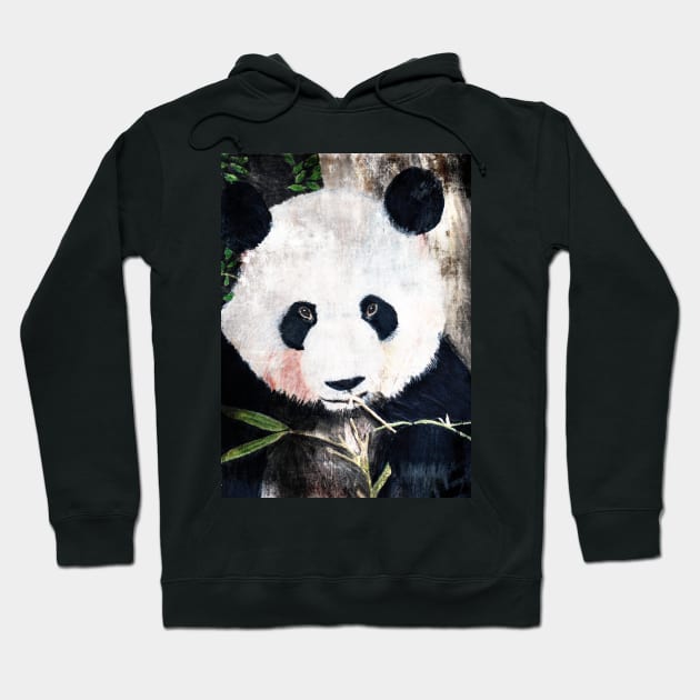 Panda Bear Hoodie by teenamarie23art